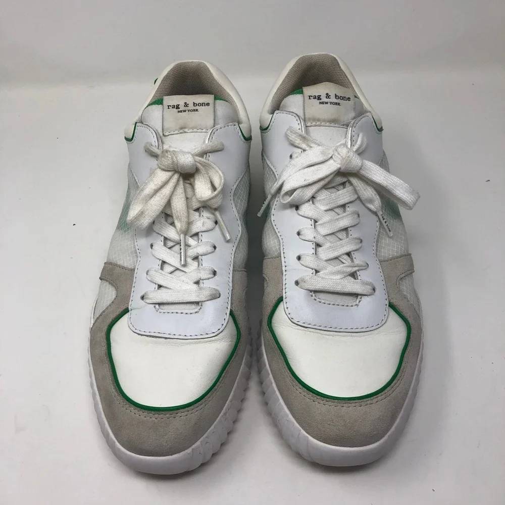 Rag & Bone Retro‎ Runner 2.0 Recycled Material Low Top Sneakers Mens 11 Green